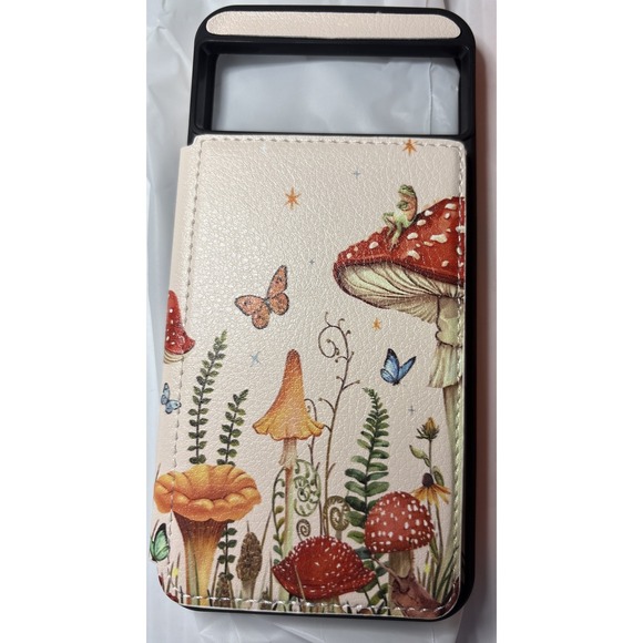 Shorogyt Case - Google Pixel 8 Wallet w/Card Holder - Mush/Frog Design Magnetic - Picture 2 of 4